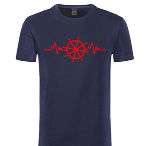 t-shirt vêtement ancre mer océan navigation navire bateau gouvernail marins marin compas rose des vents voile voilier ancrage
