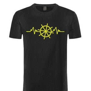 t-shirt vêtement ancre mer océan navigation navire bateau gouvernail marins marin compas rose des vents voile voilier ancrage