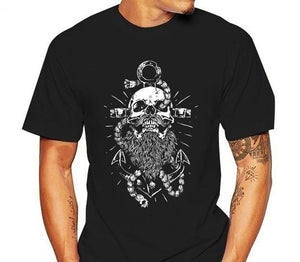 t-shirt vêtement ancre mer océan navigation navire bateau gouvernail marins marin compas rose des vents voile voilier ancrage