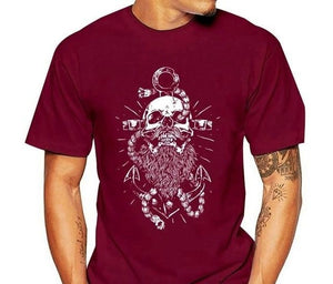 t-shirt vêtement ancre mer océan navigation navire bateau gouvernail marins marin compas rose des vents voile voilier ancrage