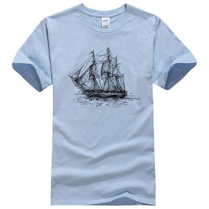 t-shirt vêtement ancre mer océan navigation navire bateau gouvernail marins marin compas rose des vents voile voilier ancrage