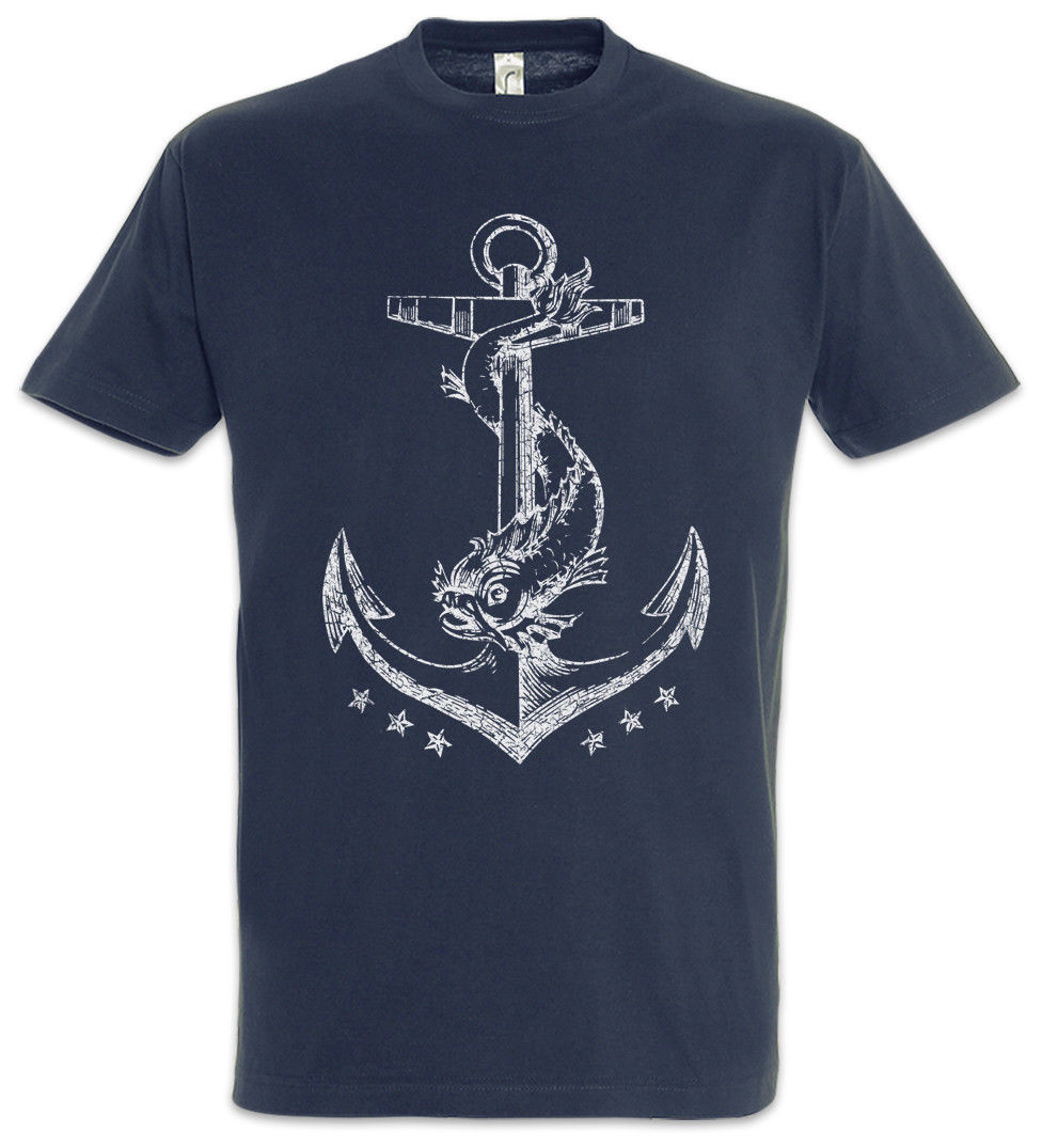 t-shirt vêtement ancre mer océan navigation navire bateau gouvernail marins marin compas rose des vents voile voilier ancrage